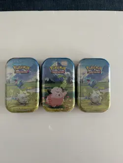 Pokemon Mega Evolution Ascended Heroes Mini Tins Lot of 3 SEALED - Image 1