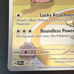 Pokemon Chansey 187/167 Sv06 Twilight Masquerade Illustration Rare Holo ENG - Image 4