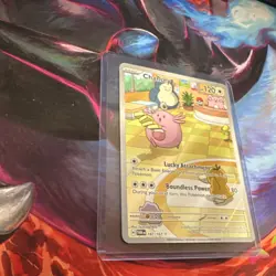 Pokemon Chansey 187/167 SV06 Twilight Masquerade Illustration Rare Full Art Holo - Image 3
