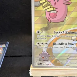 Pokemon Chansey Full Art Holo Illustration Rare 187/167 Twilight Masquerade - Image 4