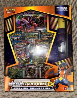 Pokemon TCG Mega Garchomp EX Premium Collection - FACTORY SEALED - Image 1