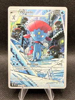 Weavile Illustration Rare 228/217 Pokemon Ascended Heroes Full Art Holo - Image 1