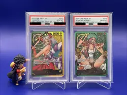 PSA 10 One Piece 2025 Weekly Shonen Jump Yamato OP06-022 Jewelry Bonney OP07-019 - Image 1