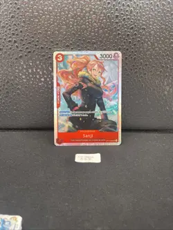Carte One Piece Sanji OP10-005 SR Holo Sang Royal Francais - Image 1