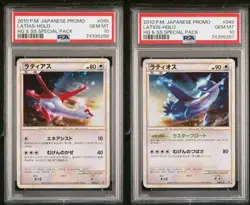 PSA 10 Latias 045/L-P Latios 046/L-P HG SS Promo Japanese Pokemon Cards Seq set - Image 1