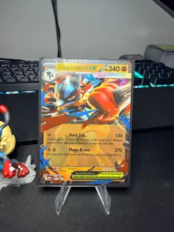 Mega Lucario ex MEP012 Black Star Promo Pokemon Card - Image 1