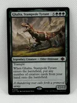 Ghalta, Stampede Tyrant 0185 Mythic The Lost Caverns of Ixalan MTG LCI EN NM - Image 1