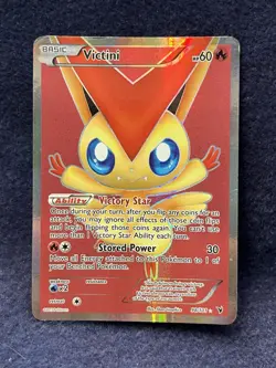 Pokemon TCG Victini Noble Victories Full Art Ultra Rare Card 98/101 - Image 1
