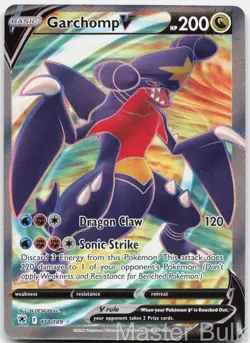 Garchomp V 178/189 Ultra Rare Astral Radiance Pokemon Near Mint - Image 1