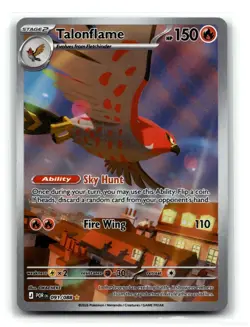 Talonflame 091/088 Holo Illustration Rare Perfect Order Pokemon Near Mint - Image 1