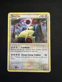 Snorlax 33/95 Call of Legends Pokemon Non Holo LP *RARE* - Image 1