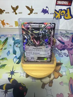 Pokemon TCG Rayquaza EX XY69 Black Star Promo Holo Card 2015 - Image 1