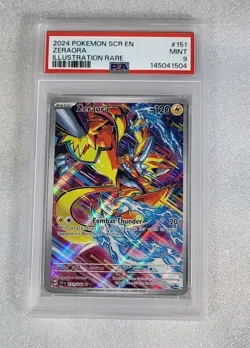 Zeraora 151/142 PSA 9 MINT SCR Stellar Crown Illustration Rare Pokemon - Image 1