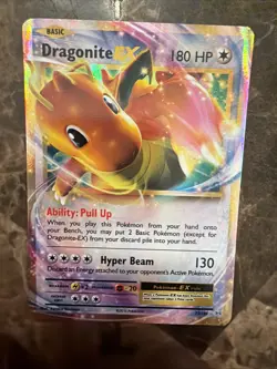 Pokemon Card - Dragonite EX XY Evolutions 72/108 Ultra Rare Holo - Image 1