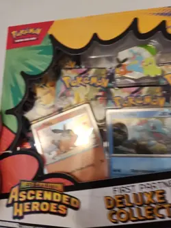 Pokemon TCG: Mega Evolution—Ascended Heroes First Partners Deluxe Pin Collection - Image 2