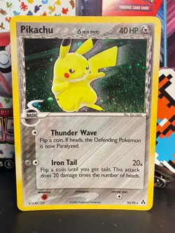 Pokemon Pikachu Delta Species 93/92 Legend Maker Holo Secret Rare - Image 1
