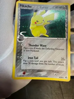 Pokemon Pikachu Delta Species 93/92 Legend Maker Holo Secret Rare - Image 4