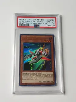 Yu-Gi-Oh! 2018 Legendary Collection Kaiba Heavy Mech Platform 1st Edition PSA 8 - Image 1