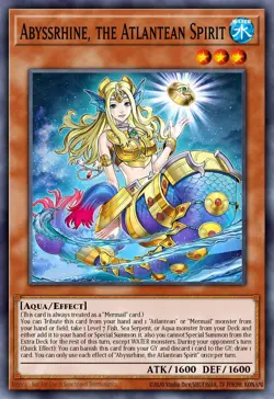 Abyssrhine, the Atlantean Spirit MP25-EN244 1st ED NM Yu-Gi-Oh! ULTRA RARE - Image 1