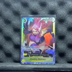 Jewelry Bonney OP08-105 Super Rare card One Piece Trading Card Game "Two Legends - Image 1