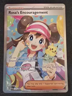 Pokemon Rosa's Encouragement 123/088 Full Art Perfect Order Card - Image 1