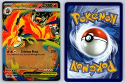 Mega Emboar ex 035 ME: Mega Evolution Promo Near Mint Pokemon Card - Image 3