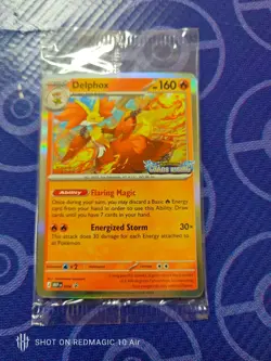 Chaos rising Staff Prerelease Promos Sealed - all 4 cards in sealed pack - Image 3