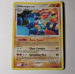 Pokemon TCG Infernape Holo Rare Card 3/100 Stormfront 2008 Vintage - Image 1