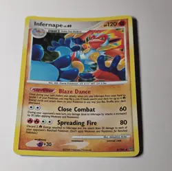 Pokemon TCG Infernape Holo Rare Card 3/100 Stormfront 2008 Vintage - Image 3