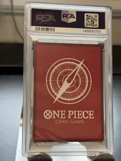 2025 One Piece Luffy OP13 EN #001 Alternate Art Leader Card PSA 9 Mint - Image 2