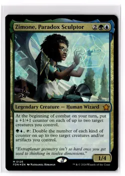 Zimone, Paradox Sculptor 126 Prerelease Cards Foil NM - Image 1