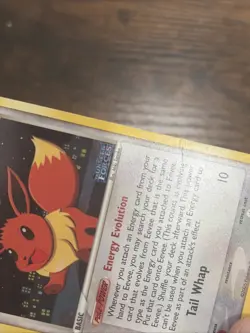Pokemon Eevee EX Stamped Reverse Holo Card 55/115 Unseen Forces HP - Image 5