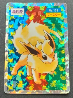 Pokemon card Flareon NO.136 Topsun Pokemon TCG Japanese Holo Rare Nintendo - Image 1