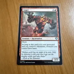 Anger - N/M - Secrets Of Strixhaven Magic The Gathering MTG - Image 1