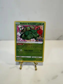 Pokemon Radiant Venusaur 004/078 Pokemon GO Holo 2022 TCG English Card ENG - Image 1