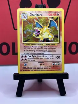 Charizard 4/102 Base Set Holo Rare Vintage 1999 WOTC Pokemon TCG - Image 2