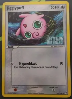 Jigglypuff 53/100 - EX Crystal Guardians - Reverse Holo - Stamped - Pokemon TCG - Image 1