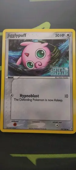 Jigglypuff 53/100 - EX Crystal Guardians - Reverse Holo - Stamped - Pokemon TCG - Image 3