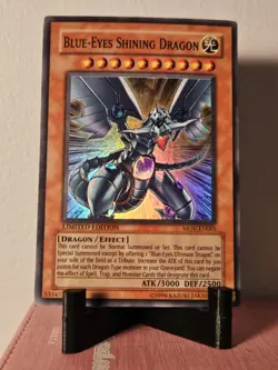 Blue-Eyes Shining Dragon - MOV-EN001 - Super Rare - NM - Yugioh - Image 1