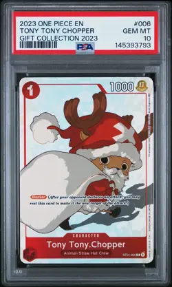 2023 ONE PIECE GIFT COLLECTION 2023 #006 TONY TONY CHOPPER PSA 10 - Image 1