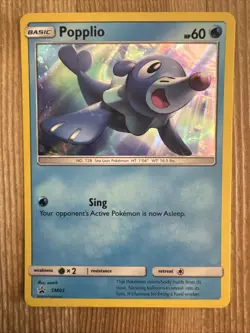Popplio SM03 Sun & Moon Black Star Promo Pokemon Card Holo Rare Exclusive - NM - Image 1