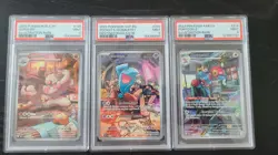 PSA 9 Card Lot POKEMON Lot of 3 (Gurdurr/Rocket's Wobbuffet/Porygon-Z) - Image 1