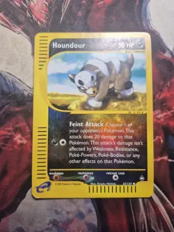 Houndour - 87/147 - Pokemon Aquapolis Reverse Holo Rare Card MP/HP - Image 1