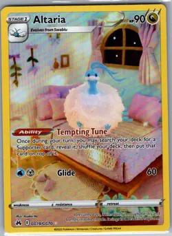 Altaria GG19/GG70 SWSH: Crown Zenith: Galarian Gallery - Pokemon Card - NM - Image 1