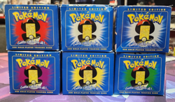 1999 Pokemon Burger King 23K Gold Plated Metal Cards Complete Sealed Set of 6 - Image 1
