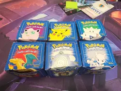1999 Pokemon Burger King 23K Gold Plated Metal Cards Complete Sealed Set of 6 - Image 4