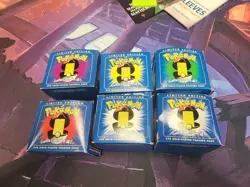 1999 Pokemon Burger King 23K Gold Plated Metal Cards Complete Sealed Set of 6 - Image 5