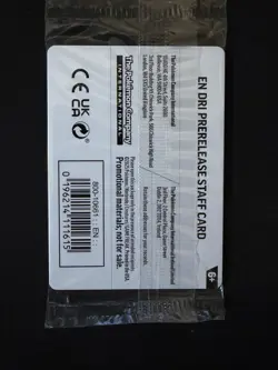 Pokemon STAFF Prerelease Promo Pack Sealed 4 Card Destined Rivals Rare Exclusive - Image 2