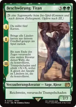 MTG Magic the Gathering FIN Beschworung: Titan 204 rare deutsch - Image 1