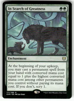 In Search of Greatness 177 Rare Kaldheim Magic: The Gathering Near Mint - Image 1